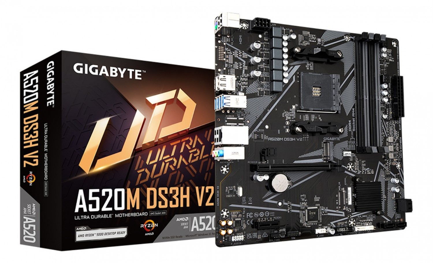 motherboard_gigabyte_am4_a520m_ds3h_v2 - Imagen completa 1