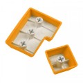 set_11_teclas_ducky_yellow_pbt_calidad_extrema_double_shot_keycap - Miniatura 2