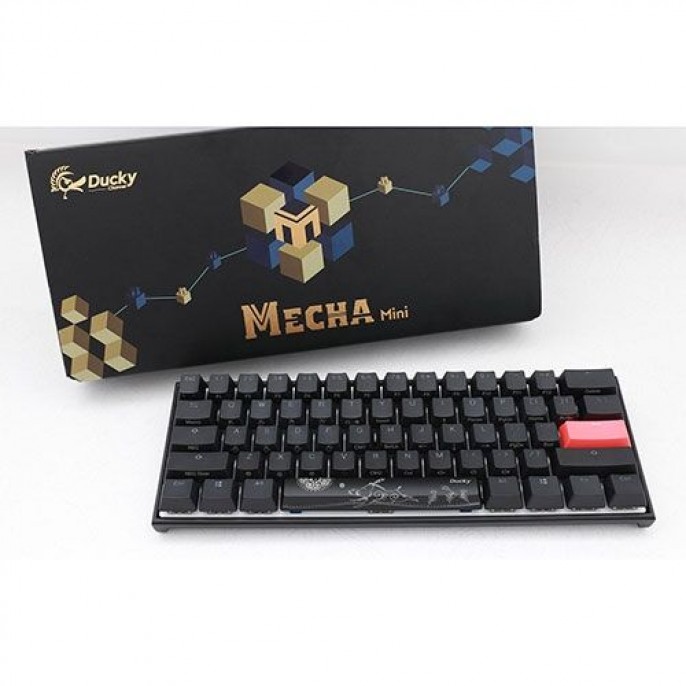 teclado_gamer_ducky_mecha_mini_rgb_cherry_brown_rgb_pbt_double_shot_60 - Imagen 2