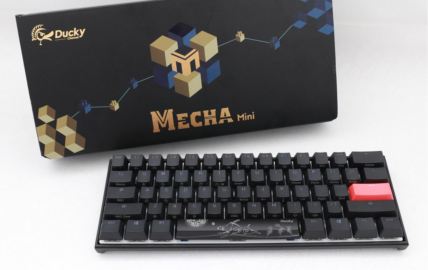 teclado_gamer_ducky_mecha_mini_v2_rgb_kailh_box_brown_switch_mecanico_iso_sp - Imagen completa 2