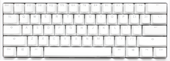 teclado_gamer_ducky_one_2_mini_pure_white_rgb_cherry_brown_rgb_double_shot_pbt_mecanico - Miniatura 1