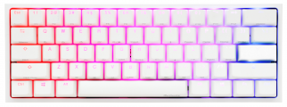 teclado_gamer_ducky_one_2_mini_pure_white_rgb_cherry_brown_rgb_double_shot_pbt_mecanico - Miniatura 9