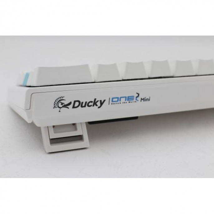 teclado_gamer_ducky_one_2_mini_pure_white_rgb_cherry_brown_rgb_double_shot_pbt_mecanico - Imagen 11