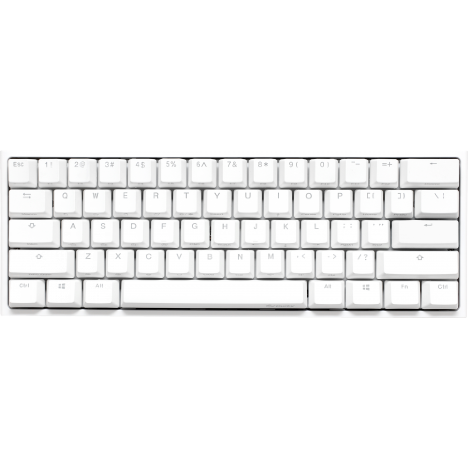 teclado_gamer_ducky_one_2_mini_pure_white_rgb_cherry_brown_rgb_double_shot_pbt_mecanico - Imagen completa 12