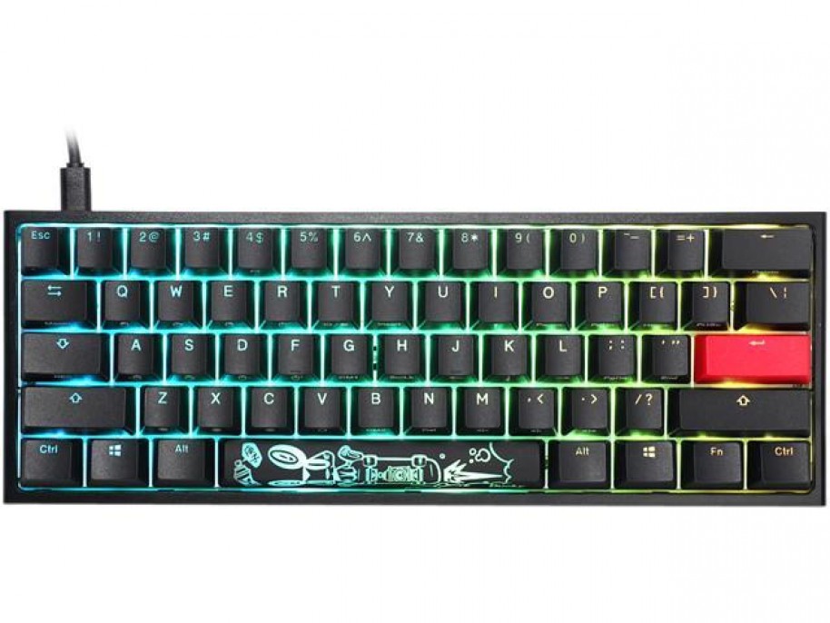 teclado_gamer_ducky_one_2_mini_rgb_cherry_mx_brown_double_shot_pbt_mecanico - Imagen 3