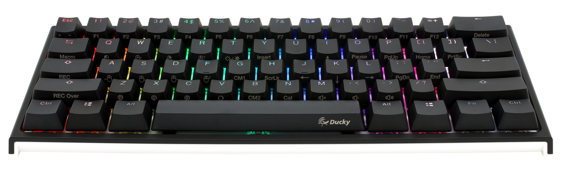 teclado_gamer_ducky_one_2_mini_rgb_cherry_mx_brown_double_shot_pbt_mecanico - Imagen 6