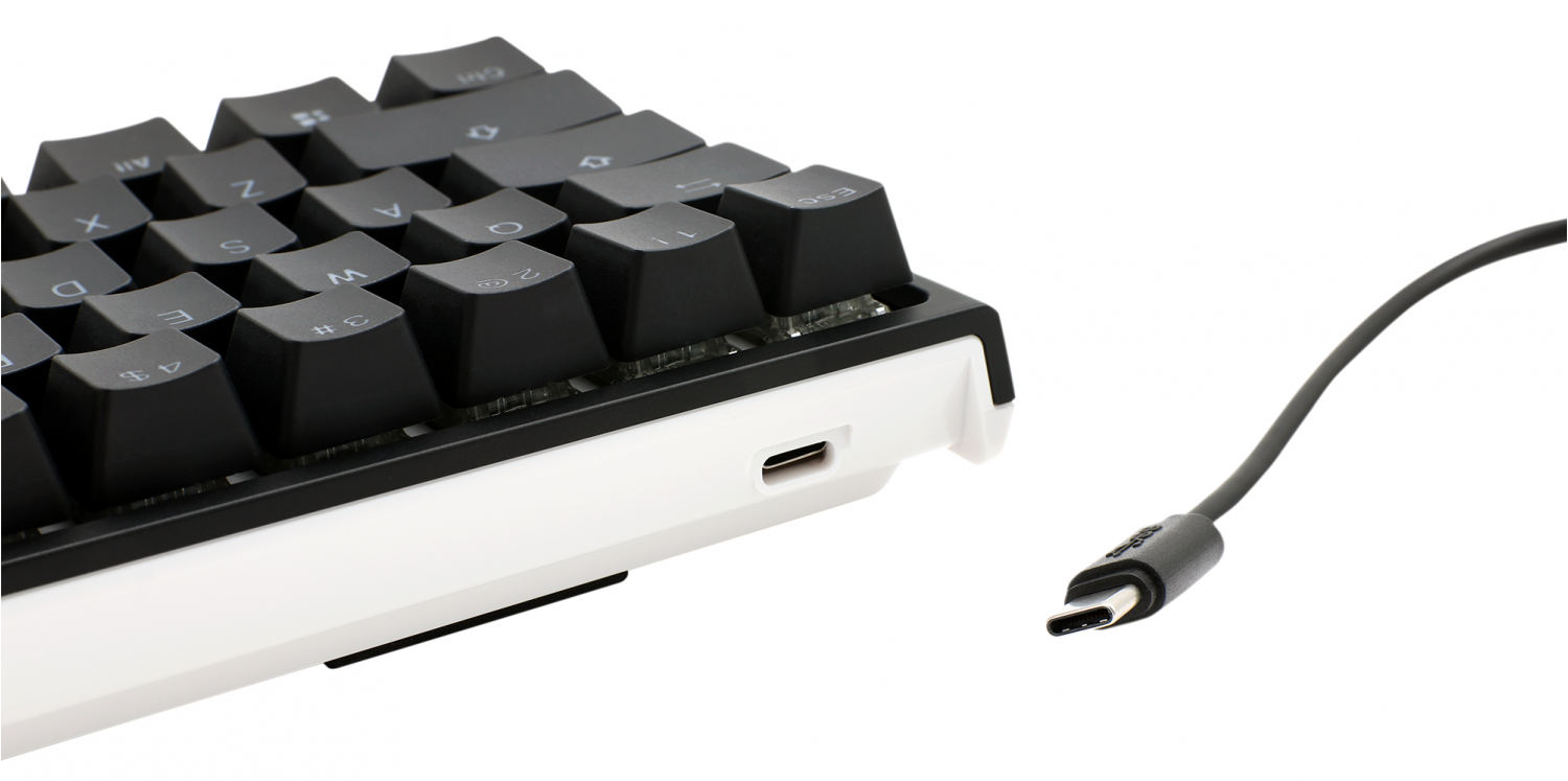 teclado_gamer_ducky_one_2_mini_rgb_cherry_mx_brown_double_shot_pbt_mecanico - Imagen completa 12
