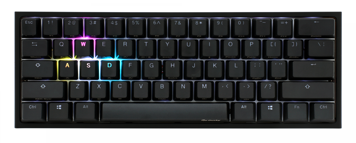 teclado_gamer_ducky_one_2_mini_rgb_cherry_mx_brown_double_shot_pbt_mecanico - Imagen completa 4