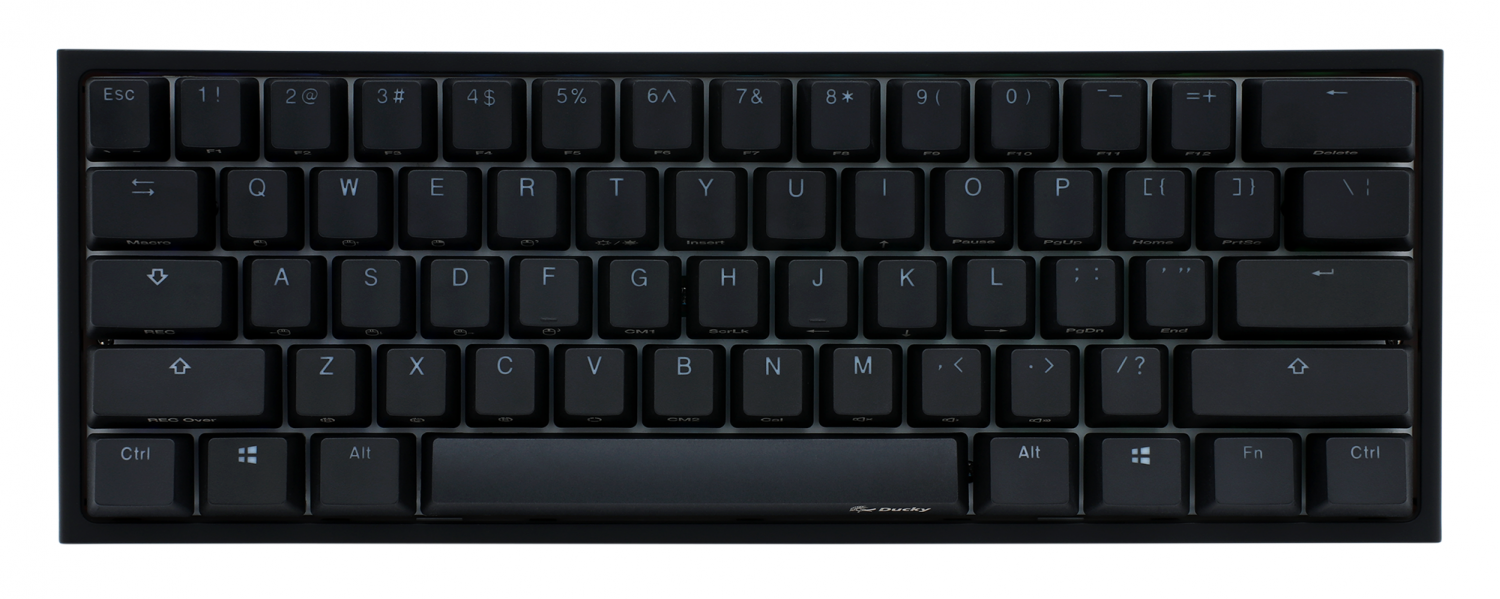 teclado_gamer_ducky_one_2_mini_rgb_cherry_mx_brown_double_shot_pbt_mecanico - Imagen completa 10