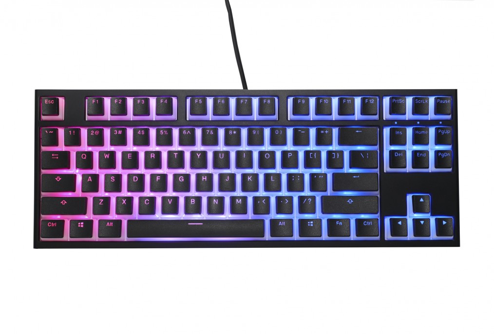 teclado_gamer_ducky_one_2_rgb_tkl_pudding_edition_rgb_led_cherry_mx_blue_double_shot - Imagen 8