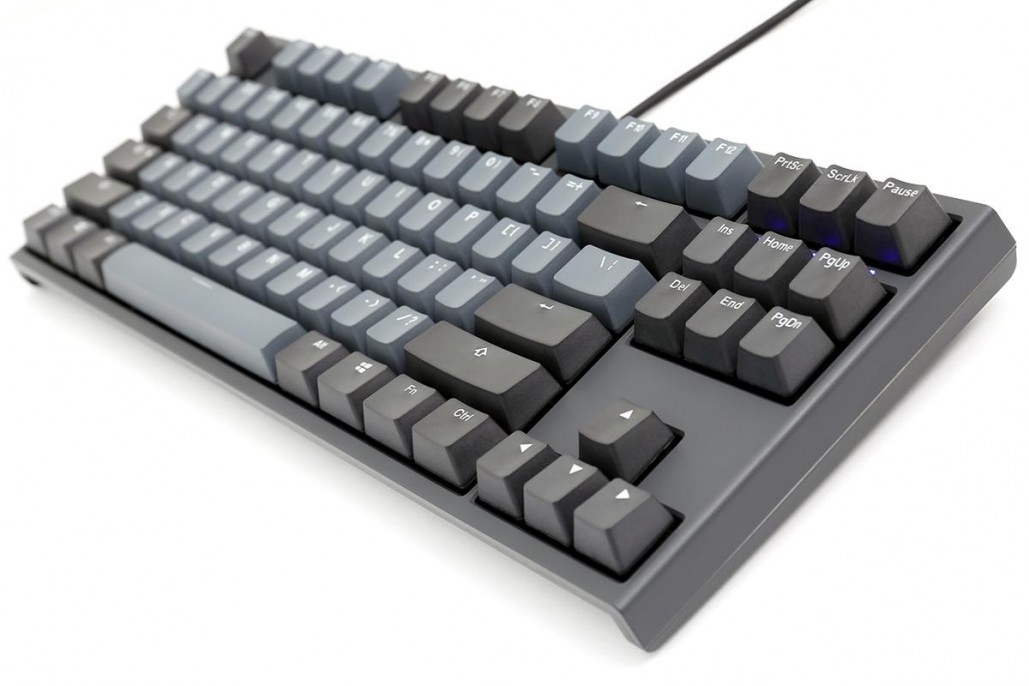 teclado_mecanico_ducky_one_2_tkl_skyline_teclas_gris_oscuro_interruptor_rojo_ingles_pbt_doble_disparo_sin_costuras_estuche_gris_sin_led - Imagen 6