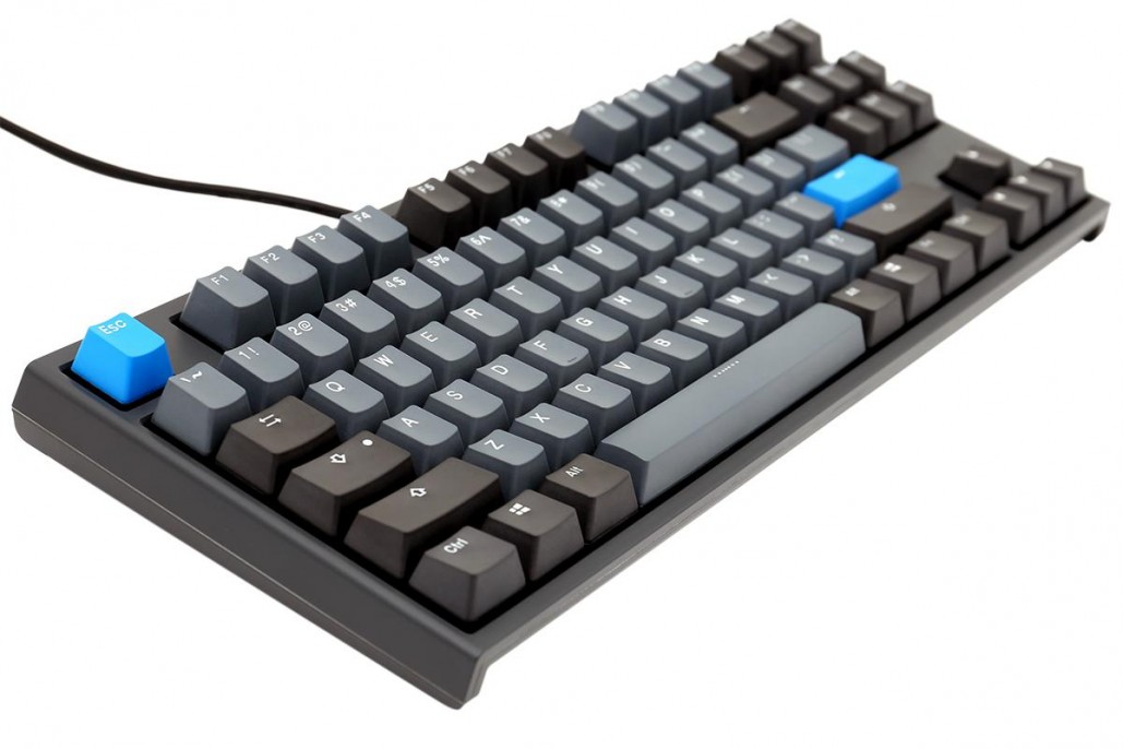 teclado_mecanico_ducky_one_2_tkl_skyline_teclas_gris_oscuro_interruptor_rojo_ingles_pbt_doble_disparo_sin_costuras_estuche_gris_sin_led - Imagen 10