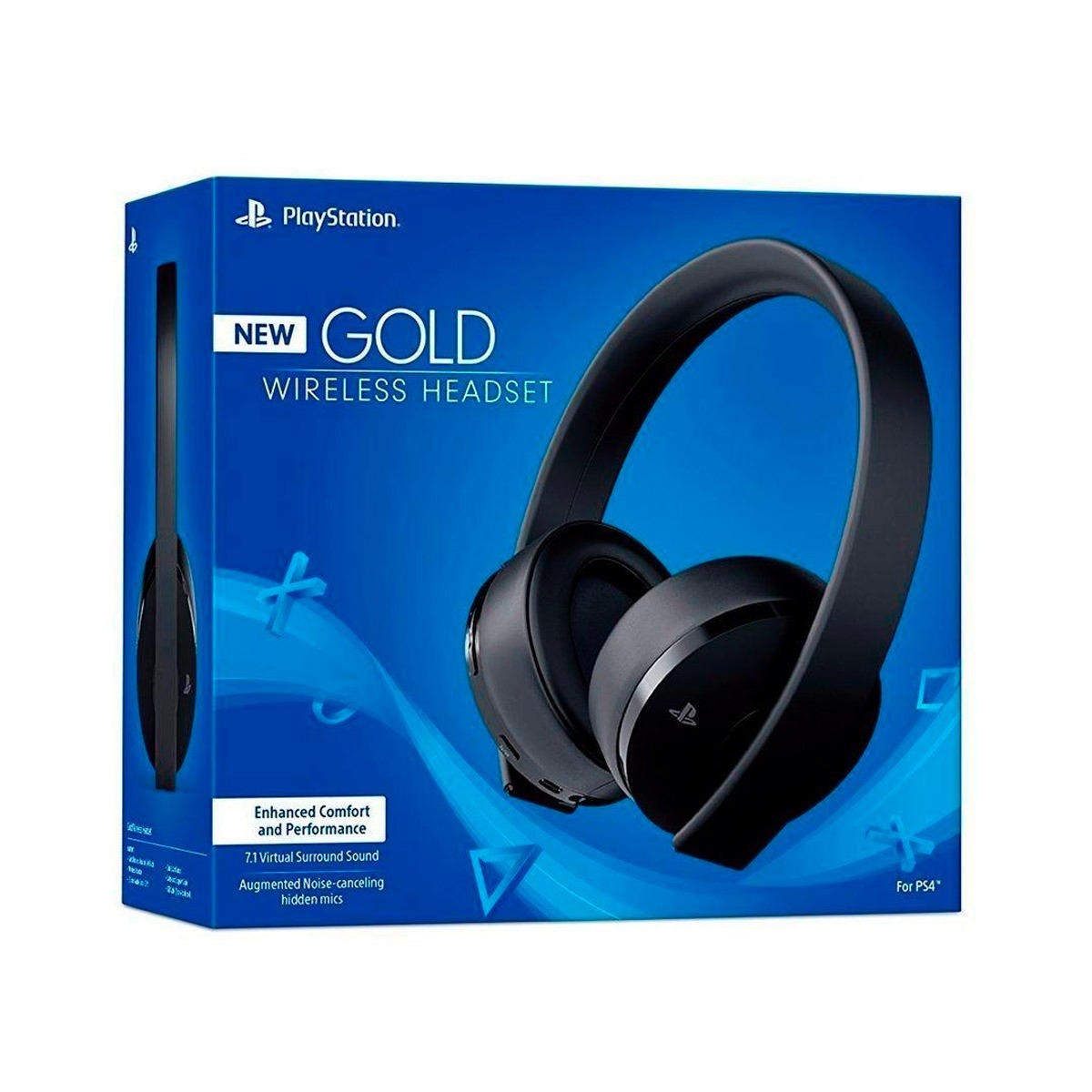 AURICULAR PS4 GOLD WIRELESS STEREO LIBRE OPCIÓN